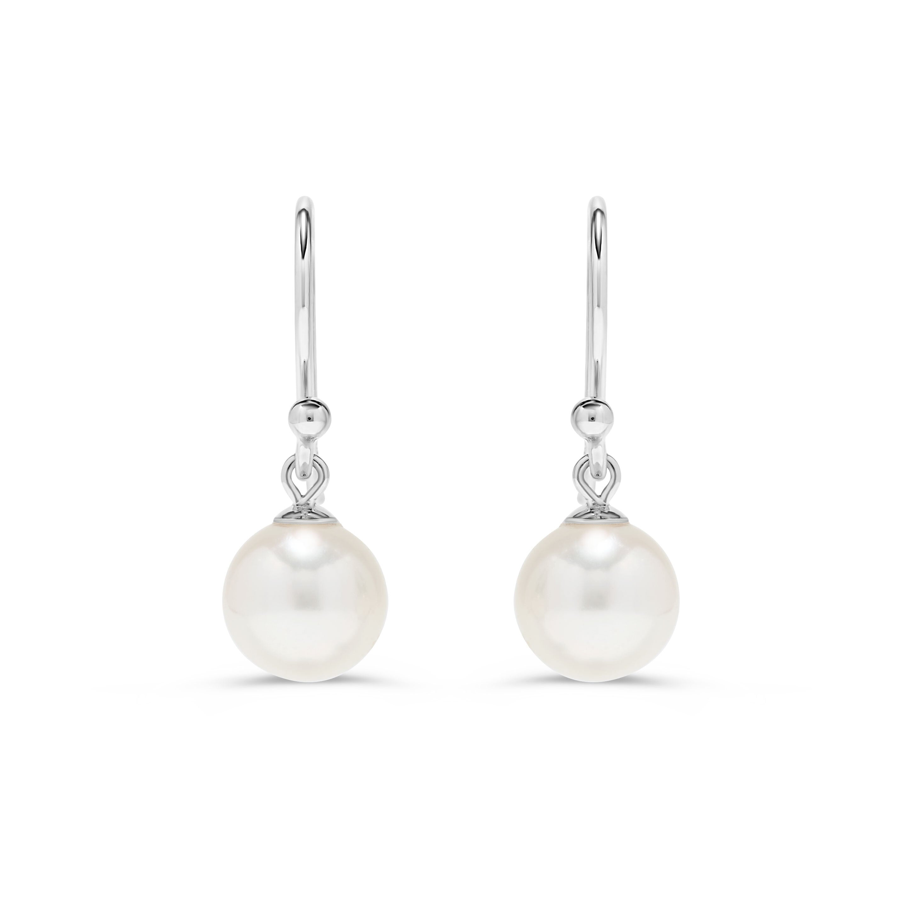 ★BTS 着用★MIKSHIMAI★NATURAL WATER DROP PEARL EARRINGS SBE183 Sea of Beauty. Pearl Stud with a Pearl Chain Drop