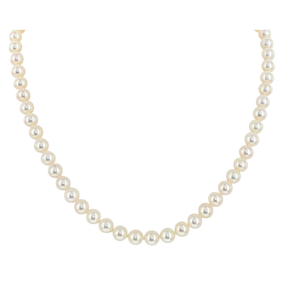 .925 Sterling Silver Freshwater Pearl Necklace