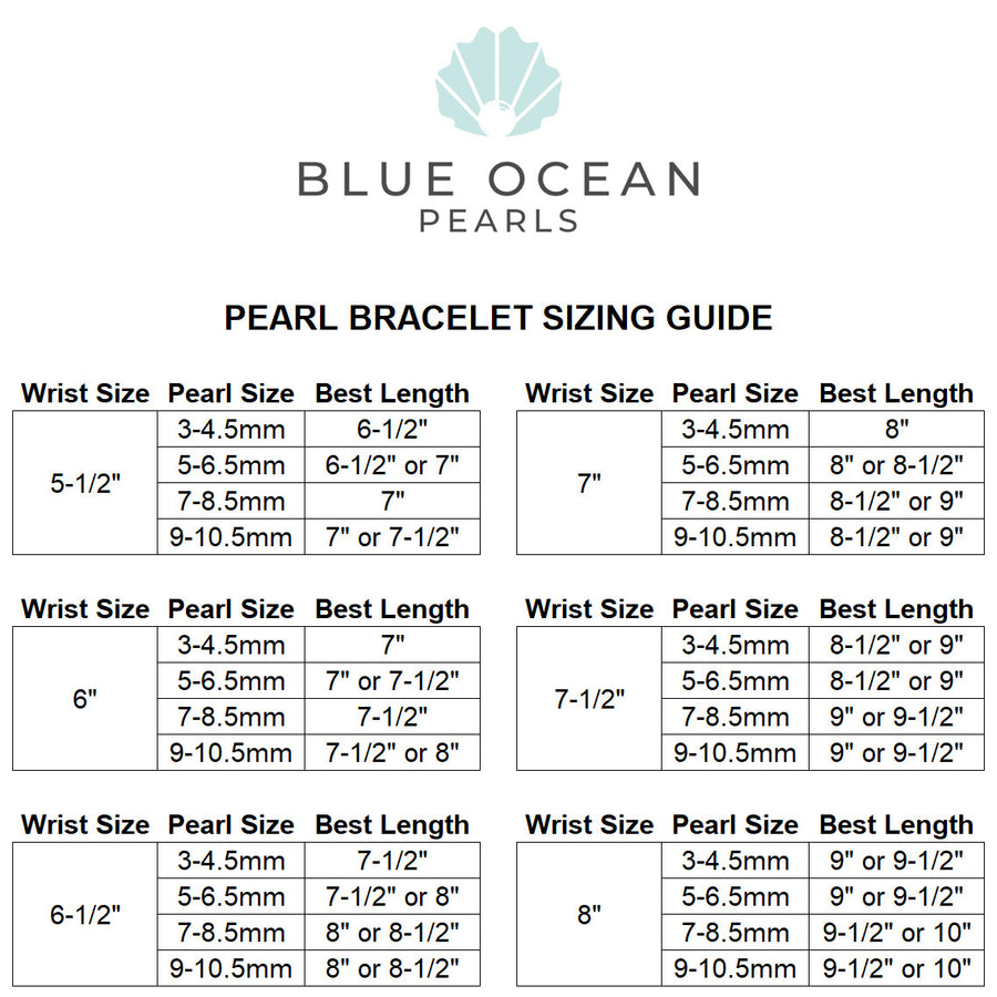 Set of Three Freshwater Pearl Stretch Bracelets