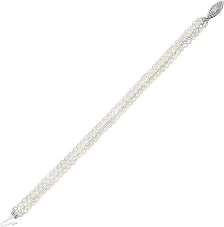 Freshwater White Rice Pearl Bracelet