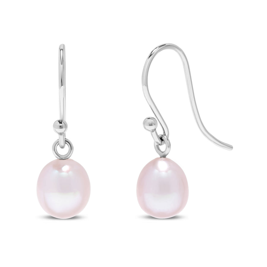 Pink Drop Earrings