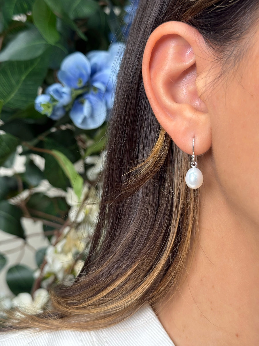Freshwater Drop-Shape Dangle Earrings