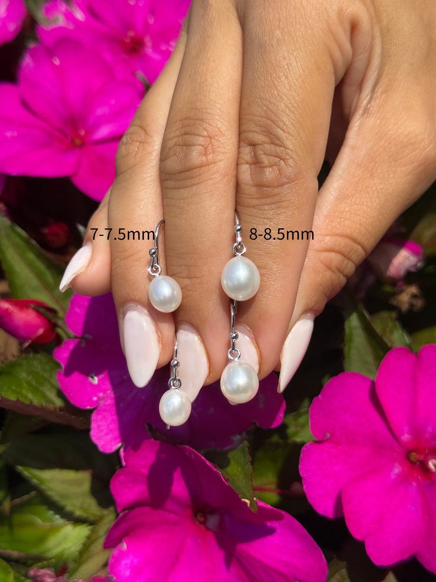 Freshwater Drop-Shape Dangle Earrings