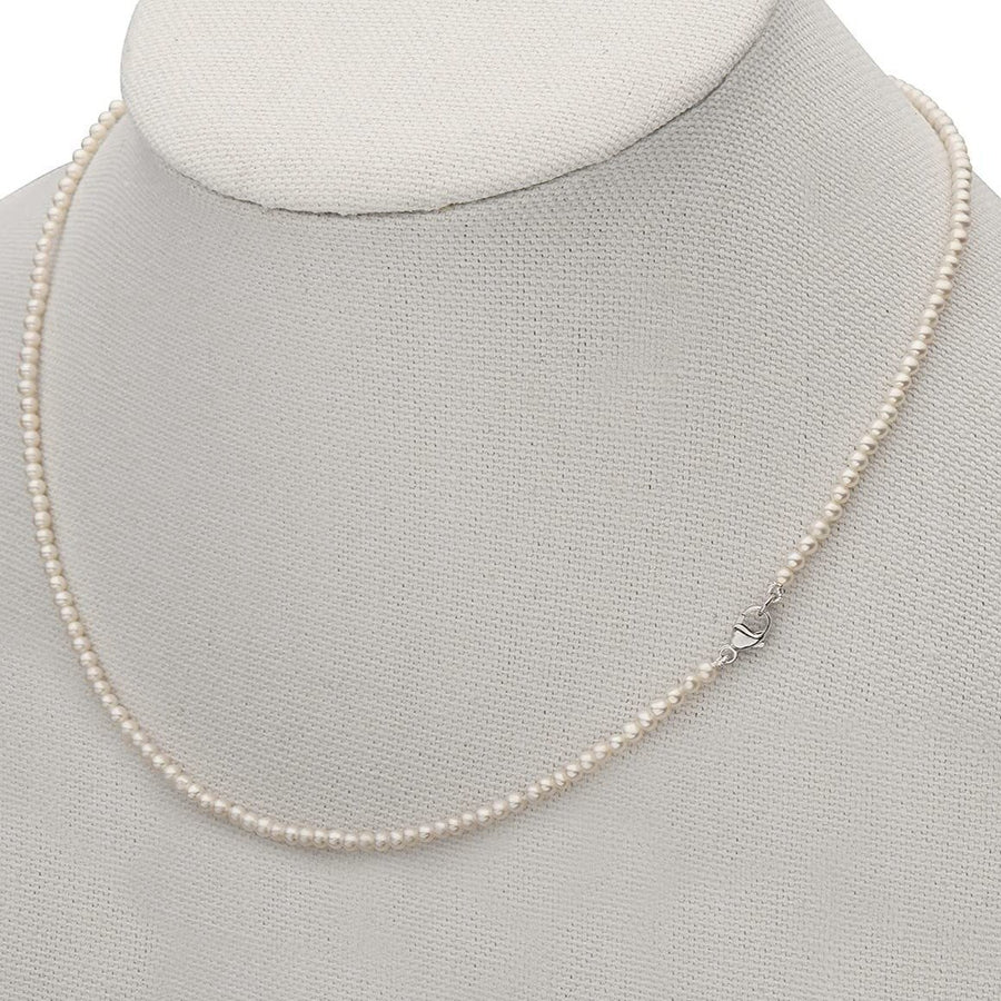 14K White or Yellow Gold Freshwater Pearl Necklace - 22 in