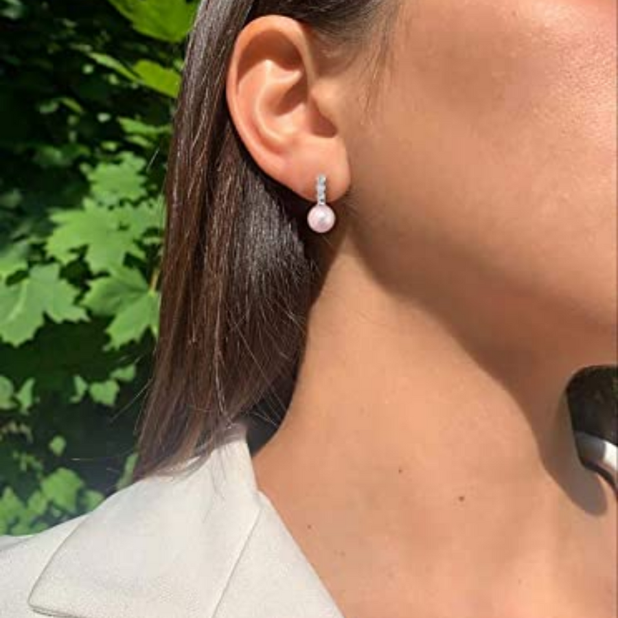 Triple Drop Pearl Earrings